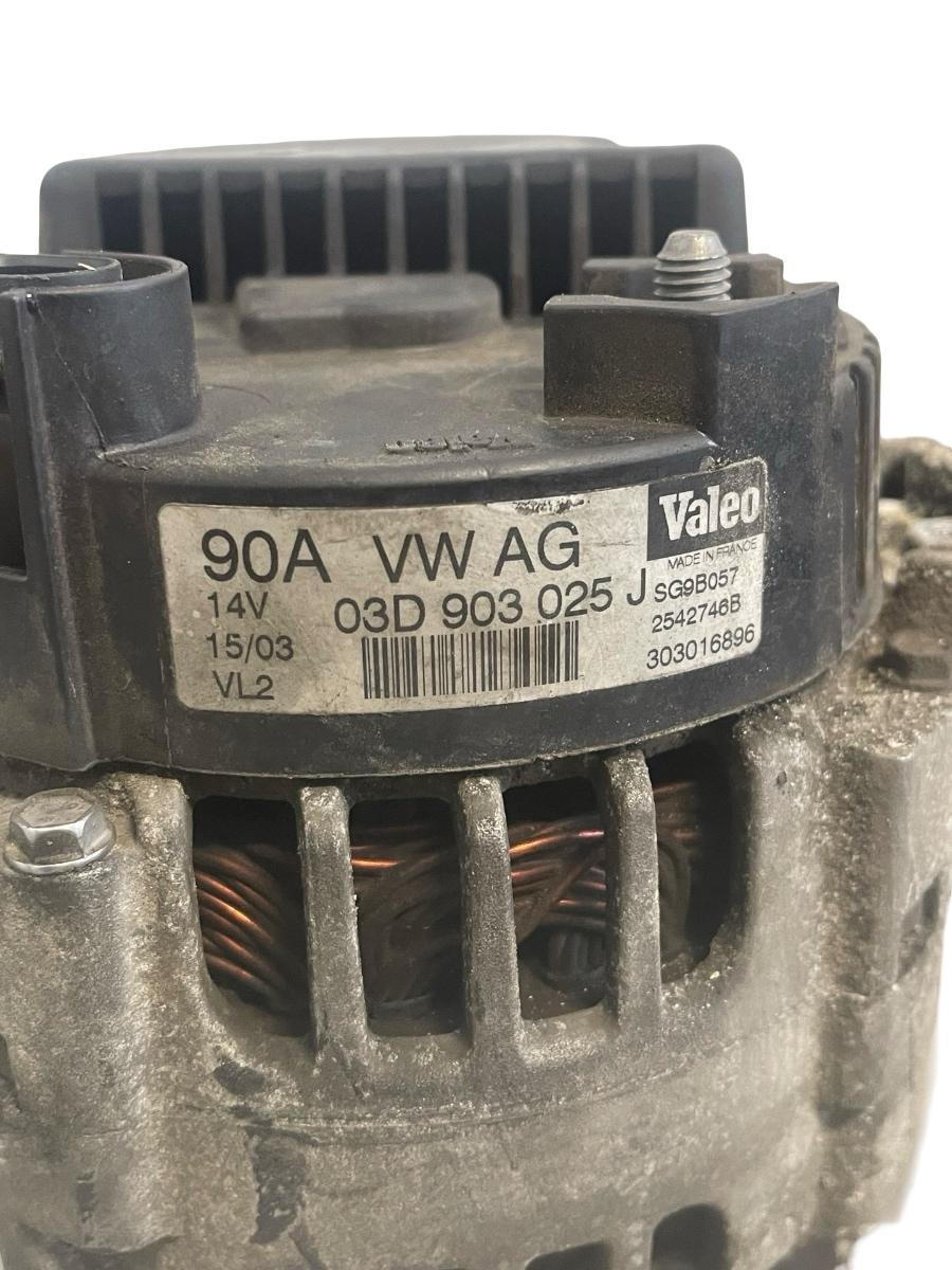 Alternator VOLKSWAGEN POLO 9N_ 2001 - 2012 1.2 12V AZQ, BME 03D903025J – foto 2