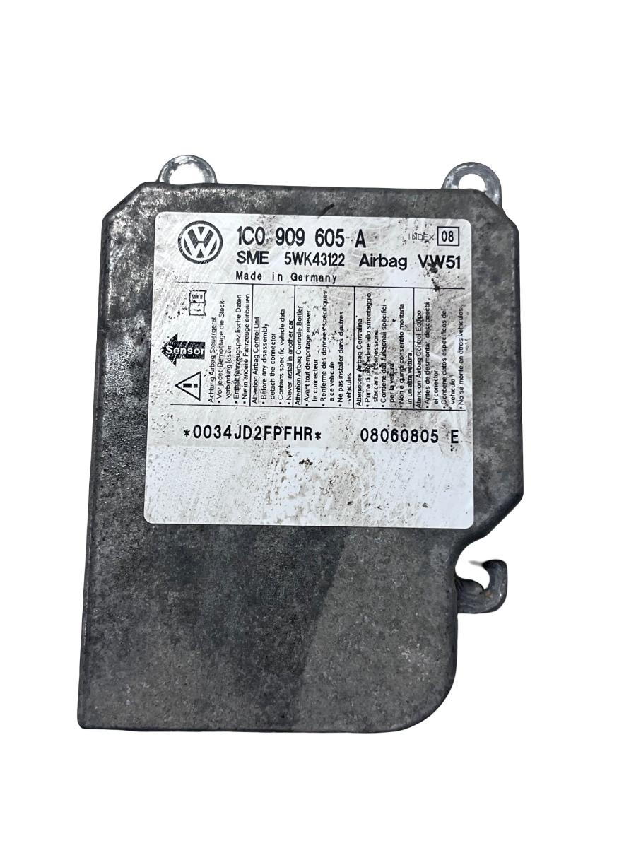 Modul de control airbaguri VOLKSWAGEN TRANSPORTER V Bus 7HB, 7HJ, 7EB, 7EJ, 7EF, 7EG, 7HF,  1C0909605A