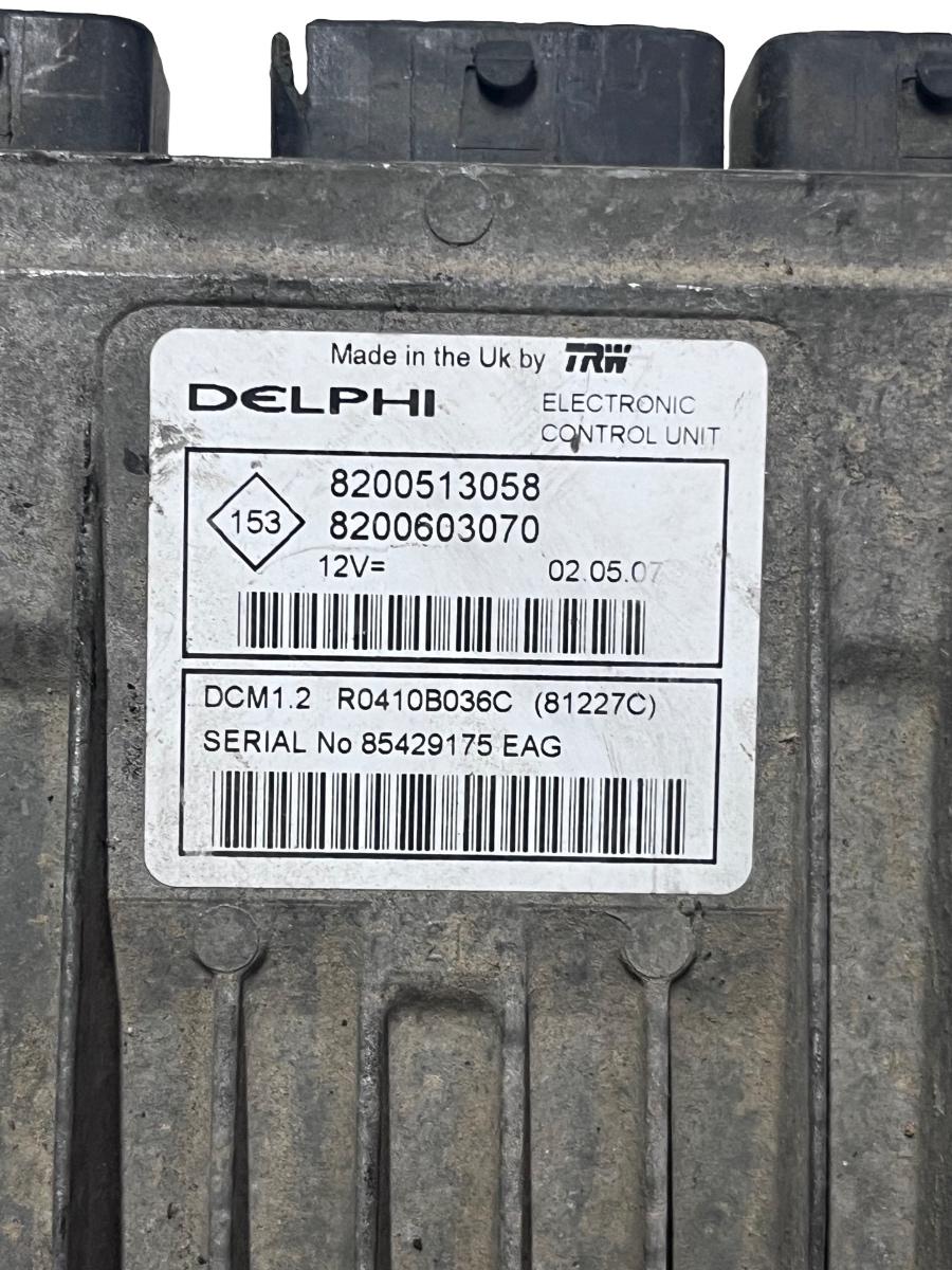 ECU Calculator motor  RENAULT CLIO II BB0/1/2_, CB0/1/2_ 1998 - > 1.5 DCI 8200513058 – foto 3
