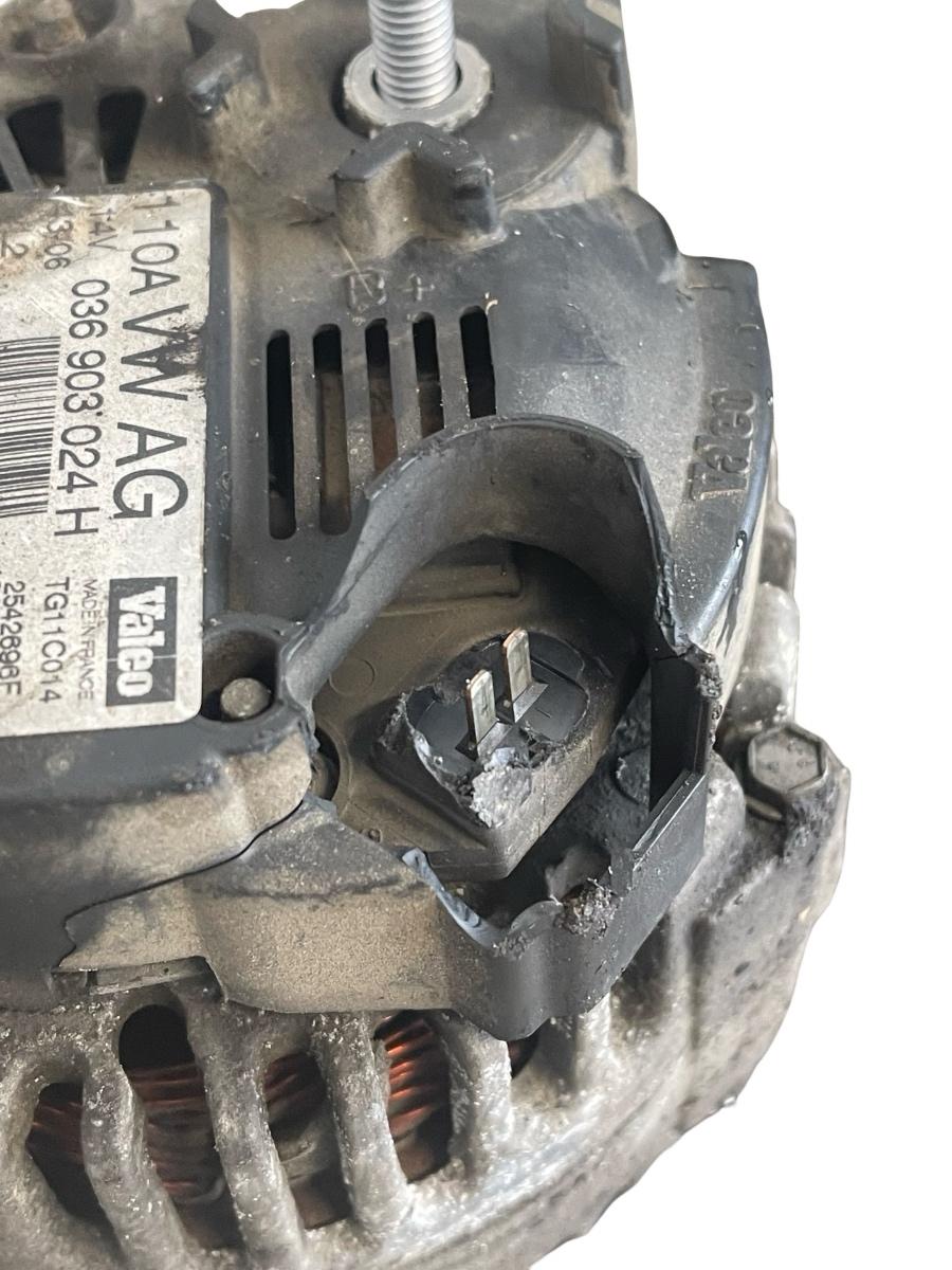Alternator VOLKSWAGEN GOLF V 1K1 2003 - 2009 1.4 16V BUD 036903024H – foto 3