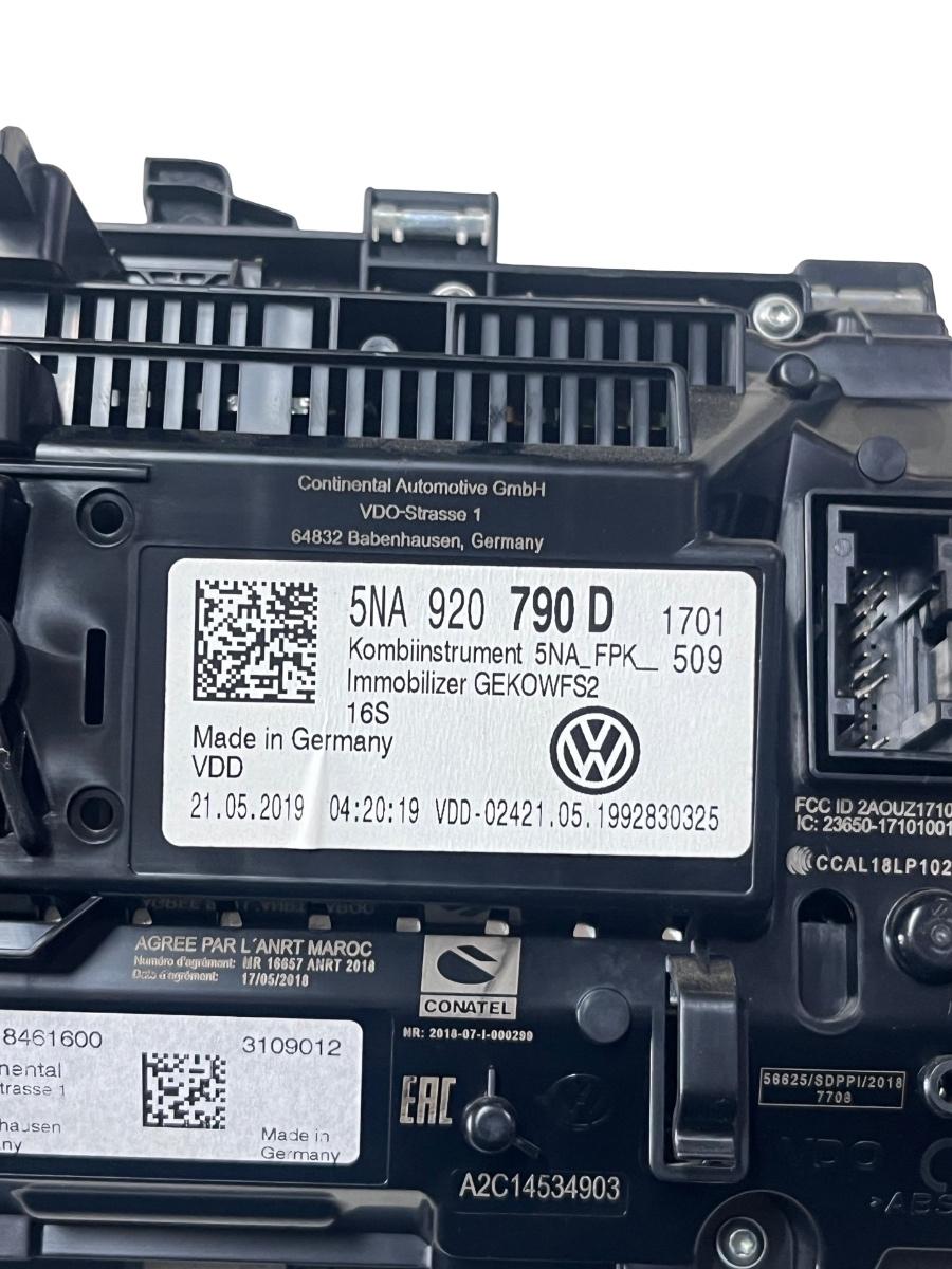 Ceas de bord digital VOLKSWAGEN Tiguan II Facelift R LINE [ 2020 - 2024 ] 5NA920790D – foto 3