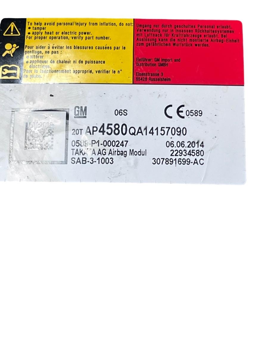 Airbag scaun dreapta fata OPEL INSIGNIA G09 Hatchback 2008 - 2017 22934580 – foto 3