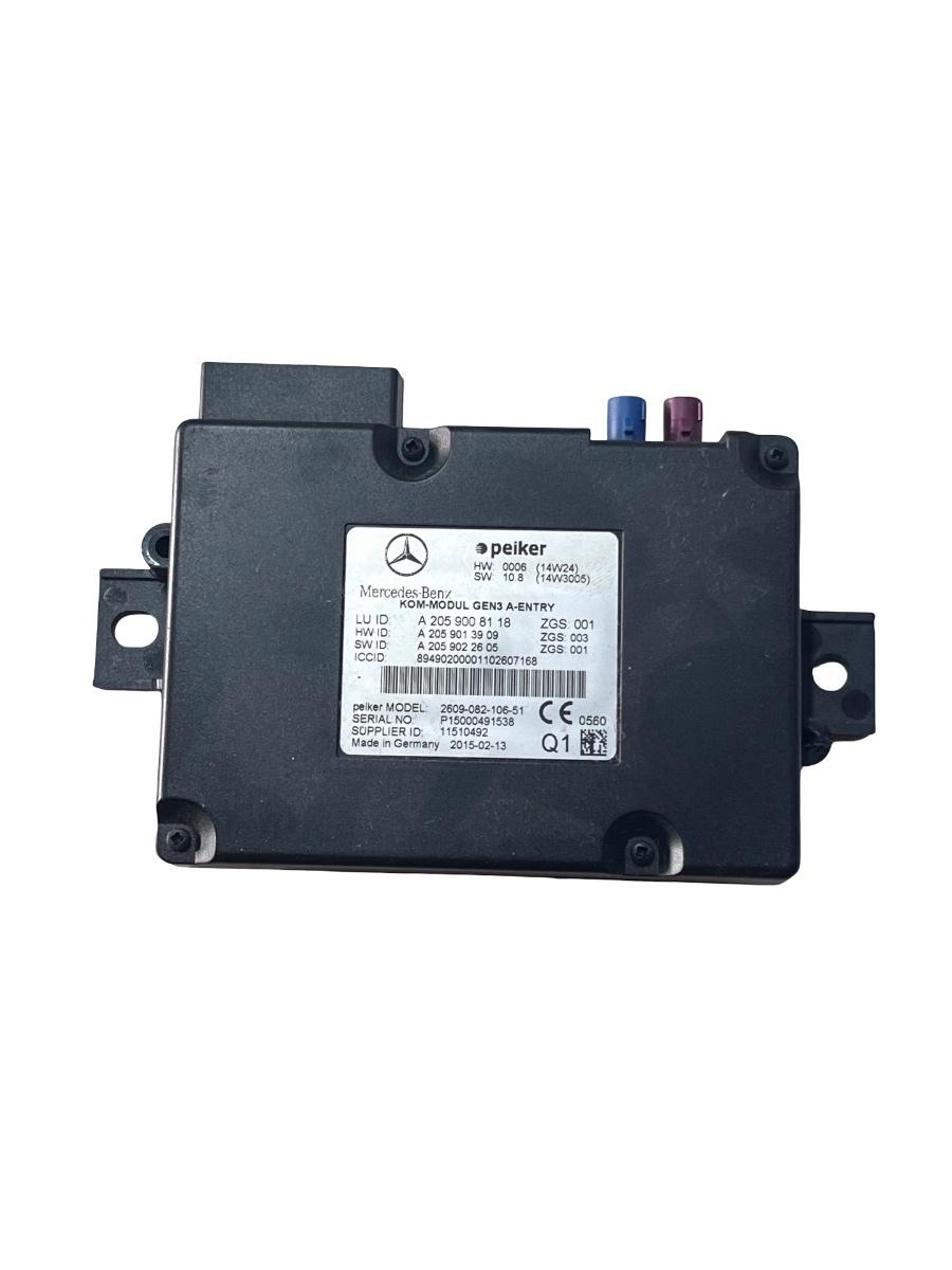 Modul/unitate de control bluetooth MERCEDES-BENZ C-CLASS W205 2013 - > A2059008118