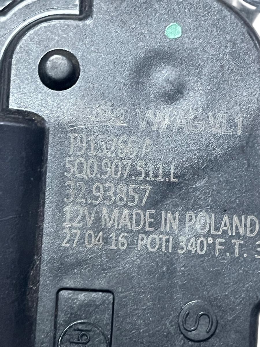 Motoras/actuator clapeta aer VOLKSWAGEN CADDY IV Box SAA, SAH 2015 - > 5Q0907511L – foto 4