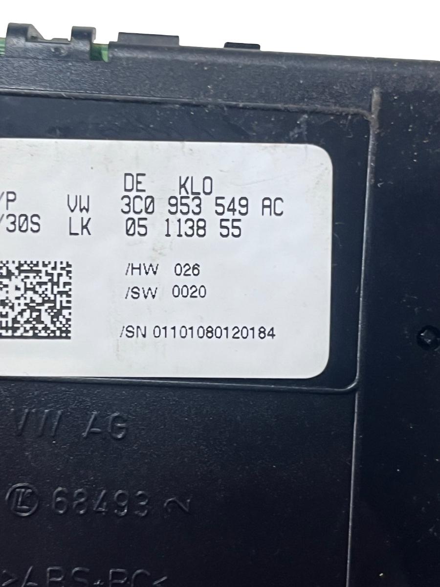 Modul coloana volan VOLKSWAGEN PASSAT 3C2 2005 - 2010 3C0953549AC – foto 4