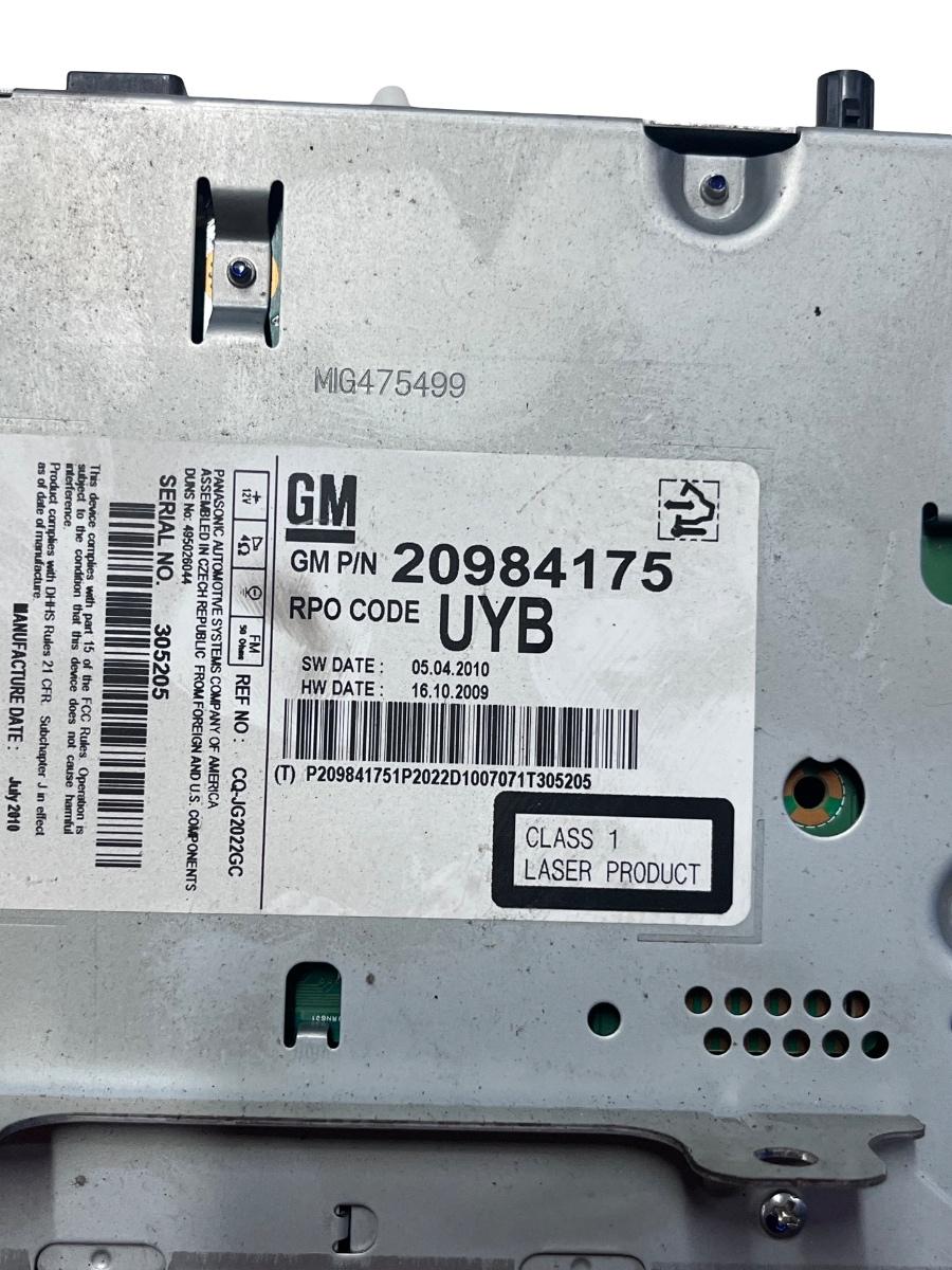 Unitate radio OPEL INSIGNIA A Break Country Tourer G09 2008 - 2017 20984175 – foto 3