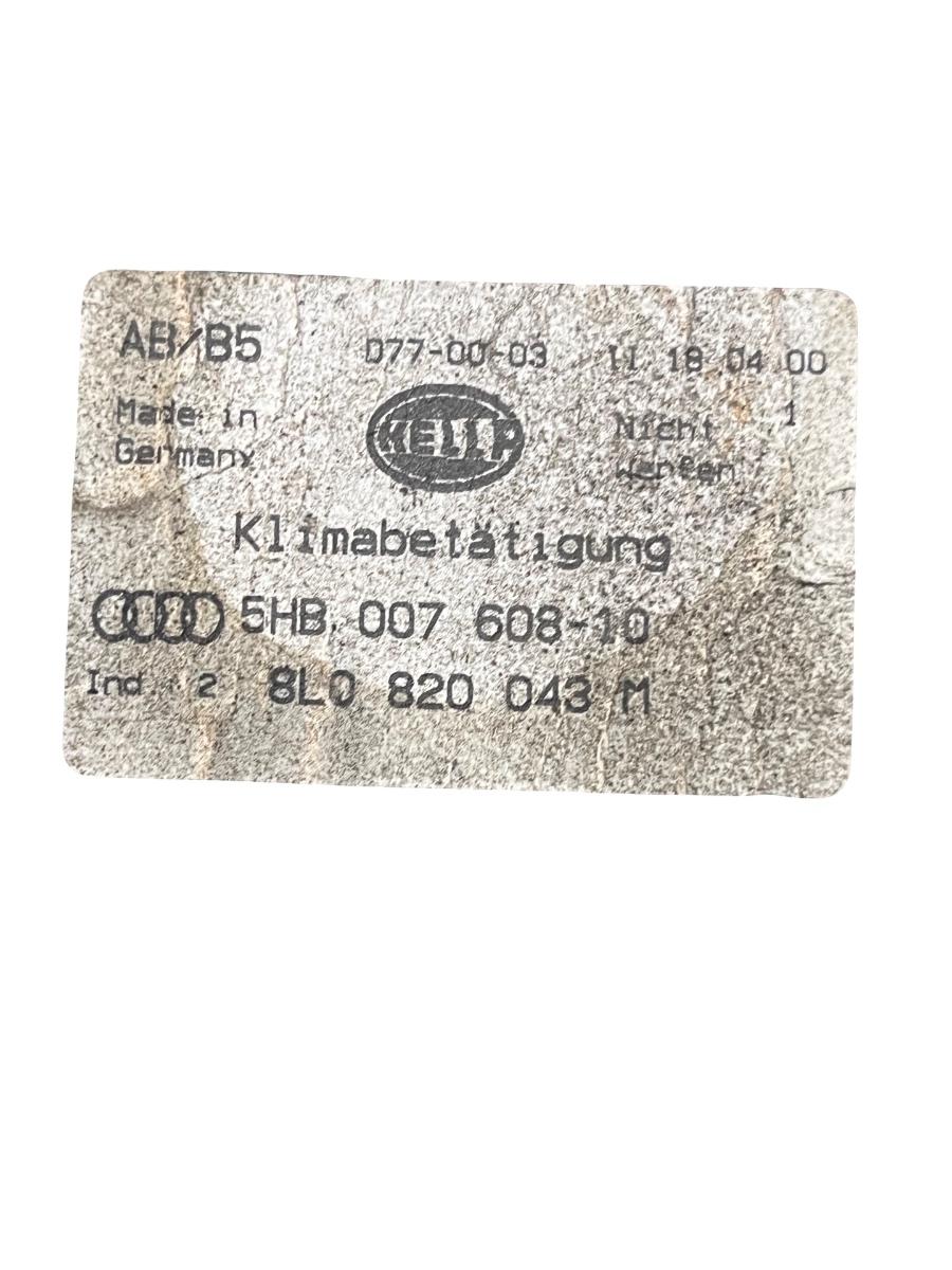 Panou Clima AUDI A3 8L1 1996 - 2006 5HB007608-10 – foto 2