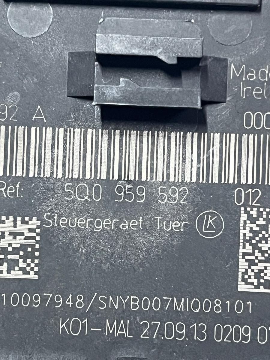 Modul usa stanga fata AUDI A3 III 8V1, 8VK 2012 -> 5Q0959592 – foto 3