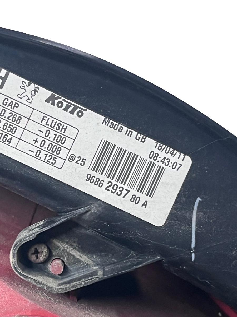 Lampa spate / Stop stanga spate PEUGEOT 508 Berlina 8D_ 2010 -> 9686293780A – foto 6