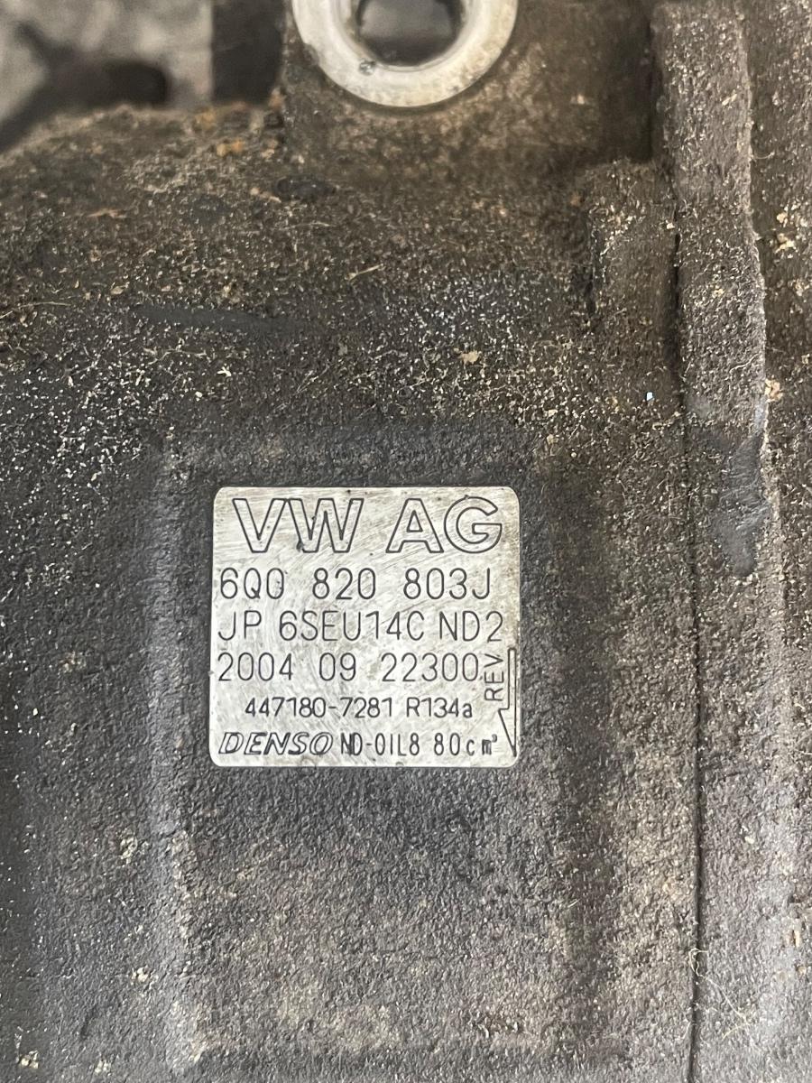 Compresor AC SKODA FABIA 6Y2 1999 - 2008 1.9 SDI ASY 6Q0820803J – foto 5