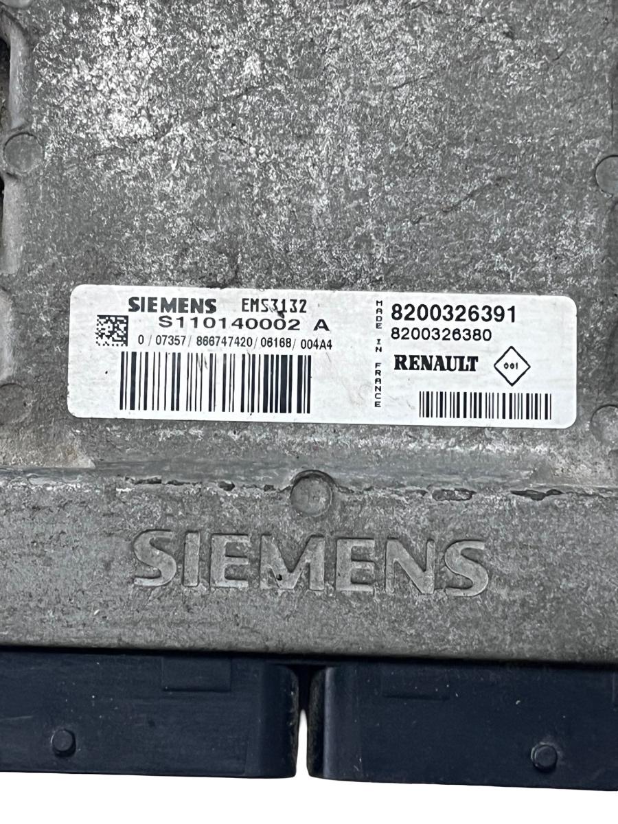 ECU Calculator motor RENAULT CLIO II BB0/1/2_, CB0/1/2_ 1998 -> 1.4 E7J 634, E7J 780, K7J 700 S110140002A – foto 2