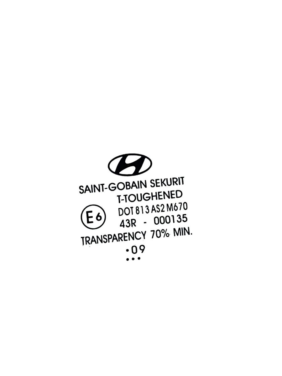 Geam portiera stanga fata HYUNDAI i10 PA 2007 - 2013 – foto 2
