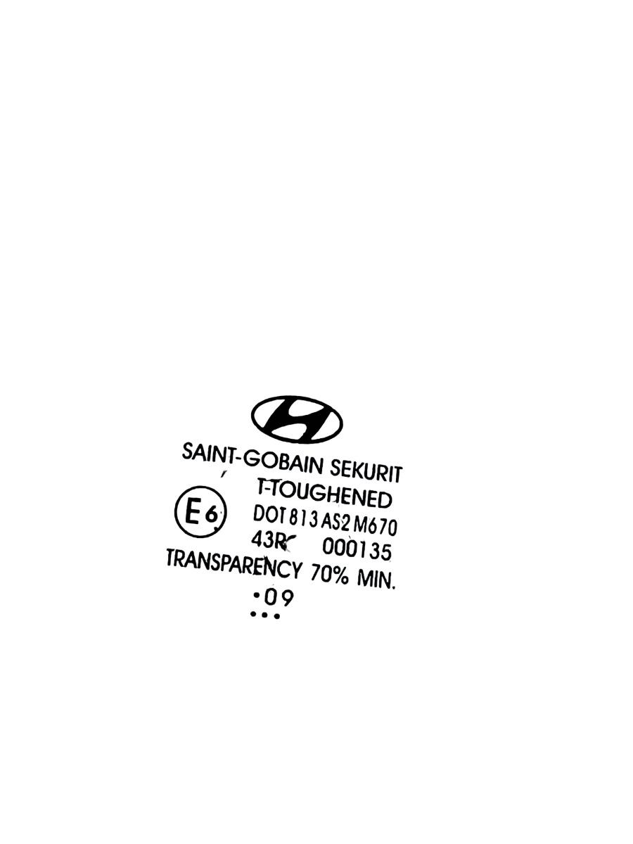 Geam fix stanga spate HYUNDAI i10 PA 2007 - 2013 – foto 2