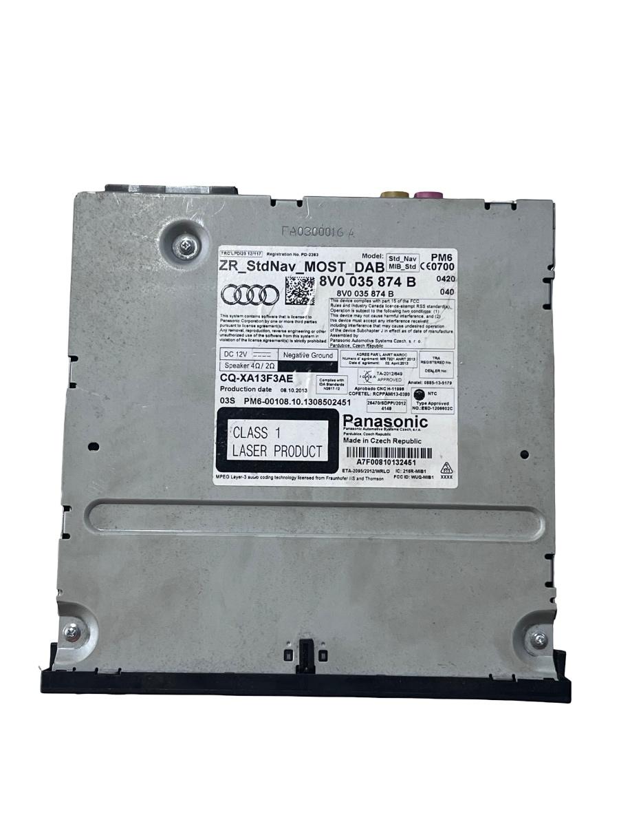 Radio cd AUDI A3 Sportback 8VA, 8VF 2012 -> 8V0035874B – foto 3