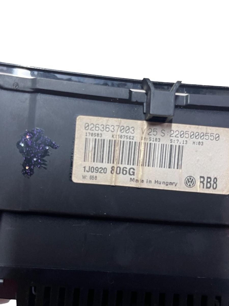 Ceas de bord VOLKSWAGEN GOLF IV 1J1 1997 - 2007 1.9TDI 1J0920806G – foto 3