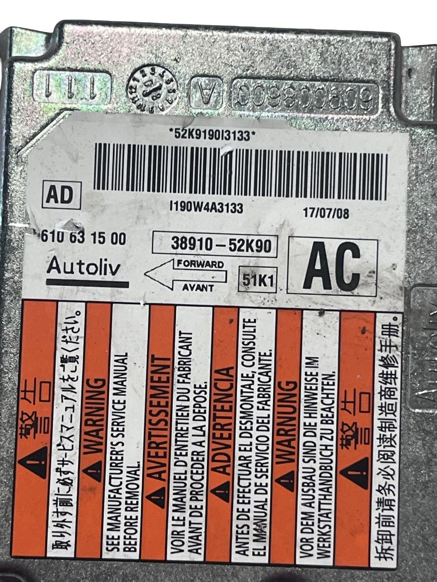Calculator airbag OPEL AGILA B H08 2008 - 2014 38910-52K90 – foto 3