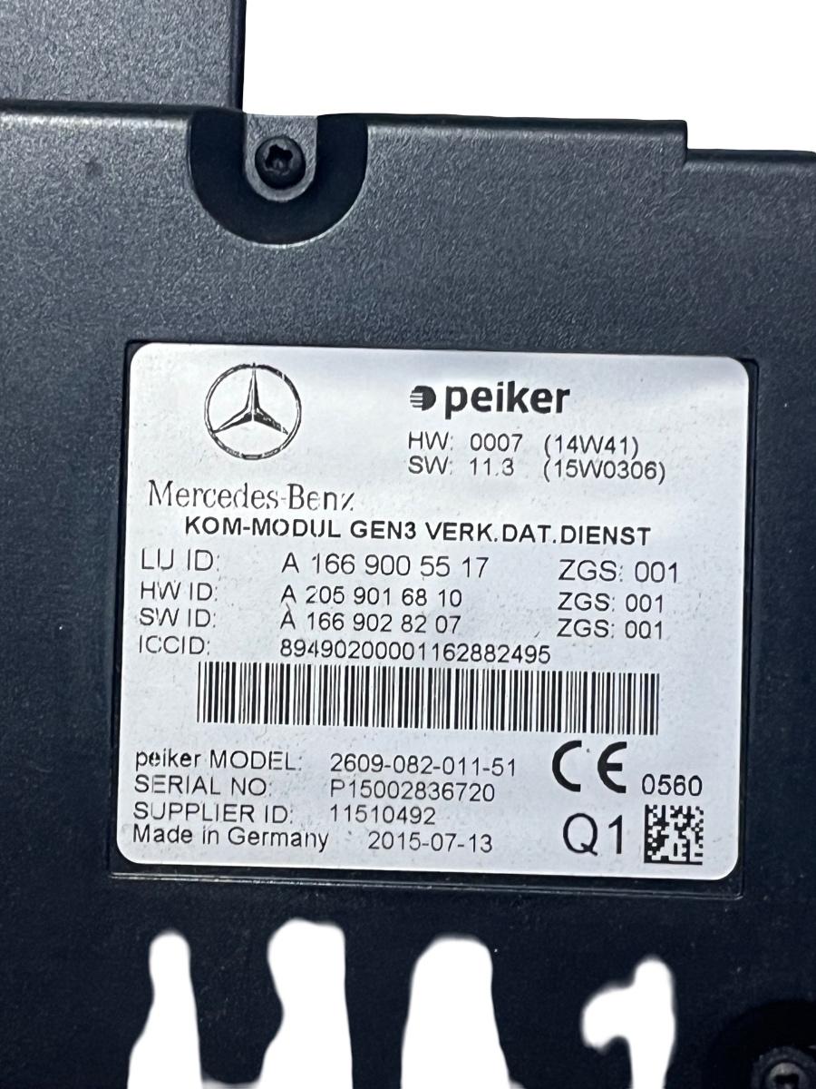 Modul Bluetooth MERCEDES-BENZ E-CLASS W212 Facelift 2015 -> A1669005517 – foto 4