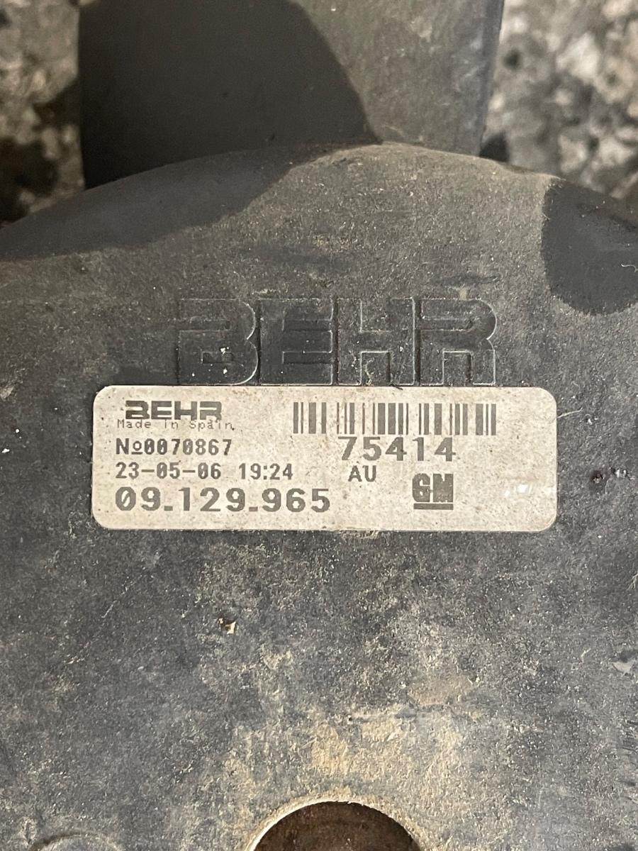 Electroventilator OPEL CORSA C Box F08, W5L, X01 2000 - 2012 1.2i 09129965 – foto 3