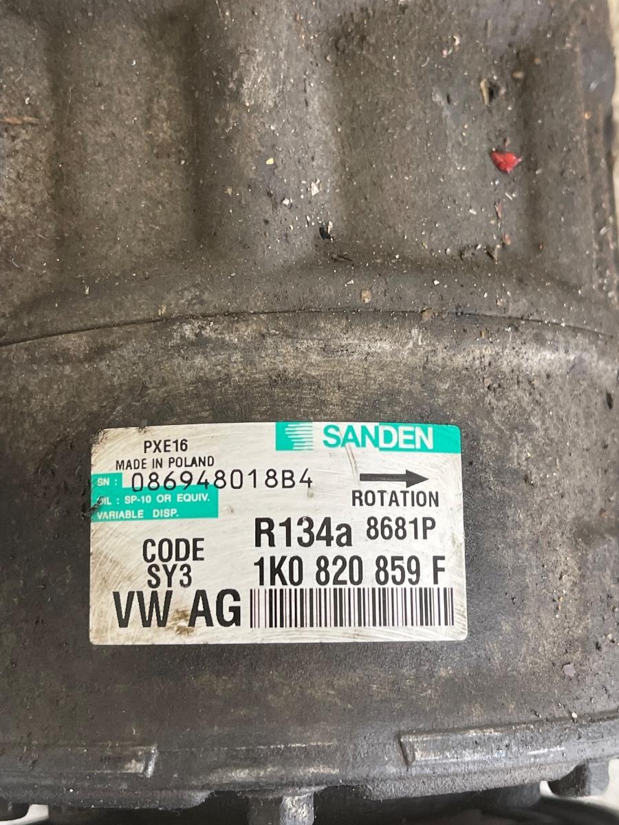 Compresor AC AUDI A4 III 8EC, B7 2004 - 2008 2.0 TDI quattro BPW 1K0820859F – foto 3