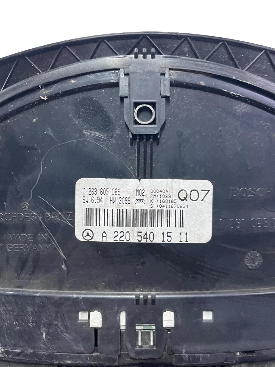 Ceas de bord MERCEDES-BENZ S-CLASS Coupe C215 1999 - 2006 A2205401511 – foto 6