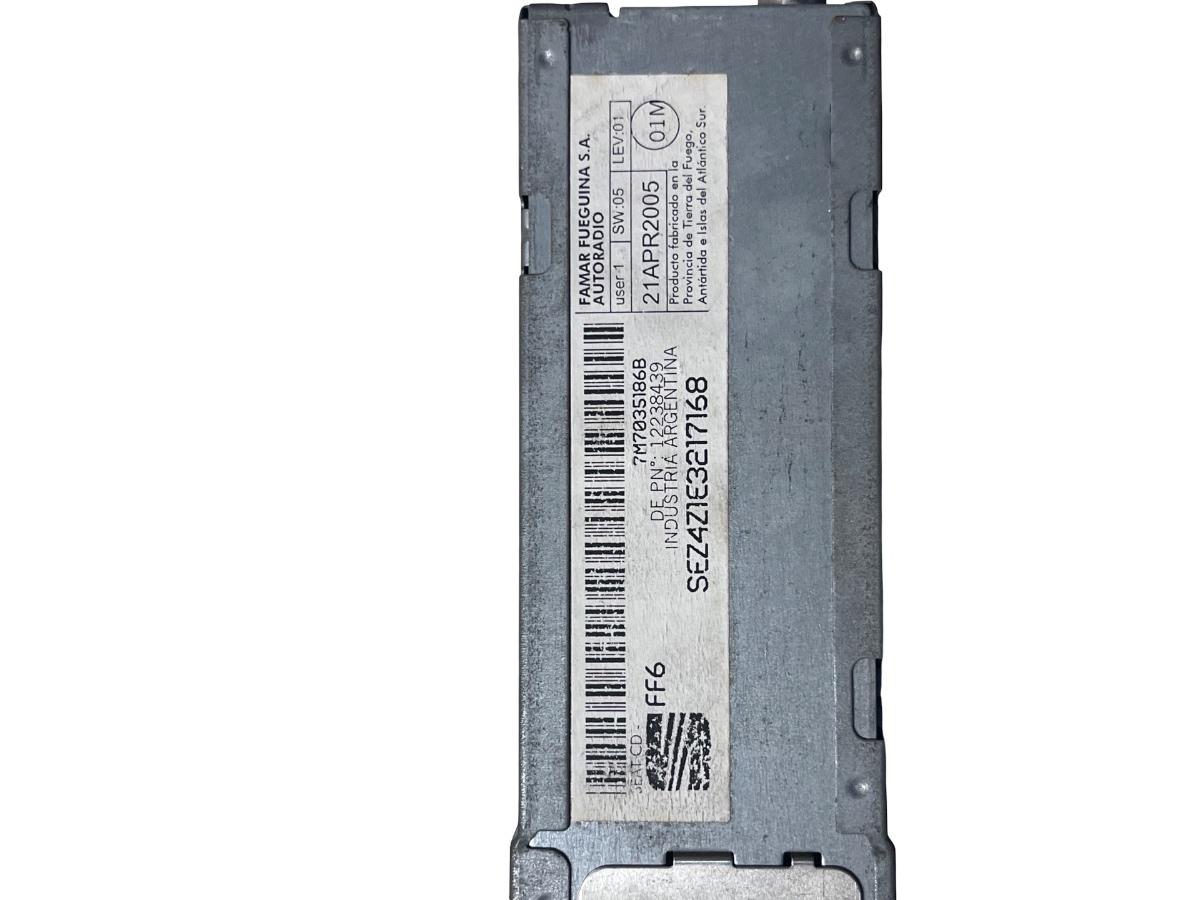 Radio cd SEAT ALHAMBRA 7V8, 7V9 1996 - 2010 7M7035186B – foto 4