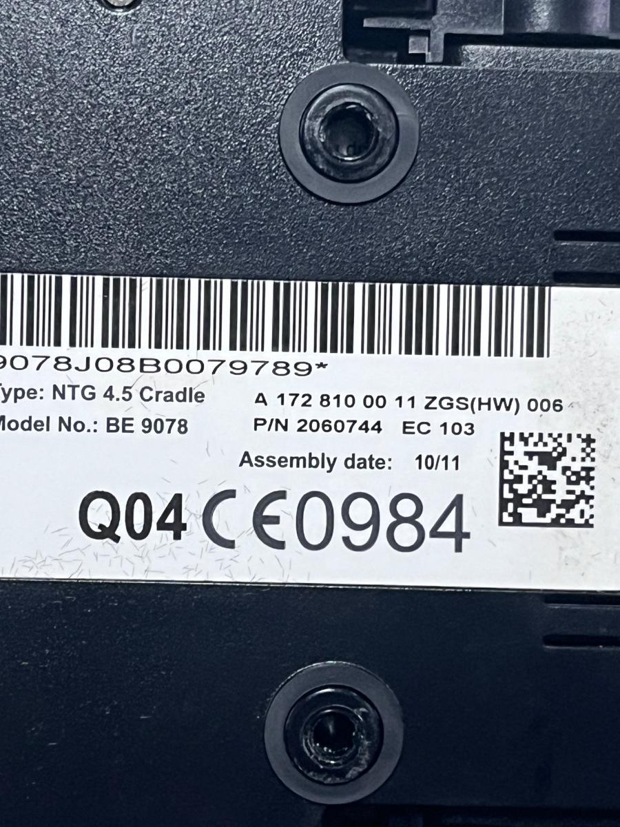 Modul de control navigatie MERCEDES-BENZ C-CLASS W204 Facelift 2007 - 2014 A1728100011 – foto 3