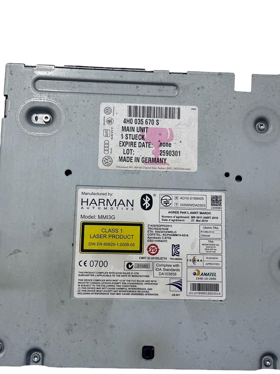 Magazie CD AUDI A8 III 4H2, 4H8, 4HC, 4HL 2009 - 2018 4H0035670S – foto 3