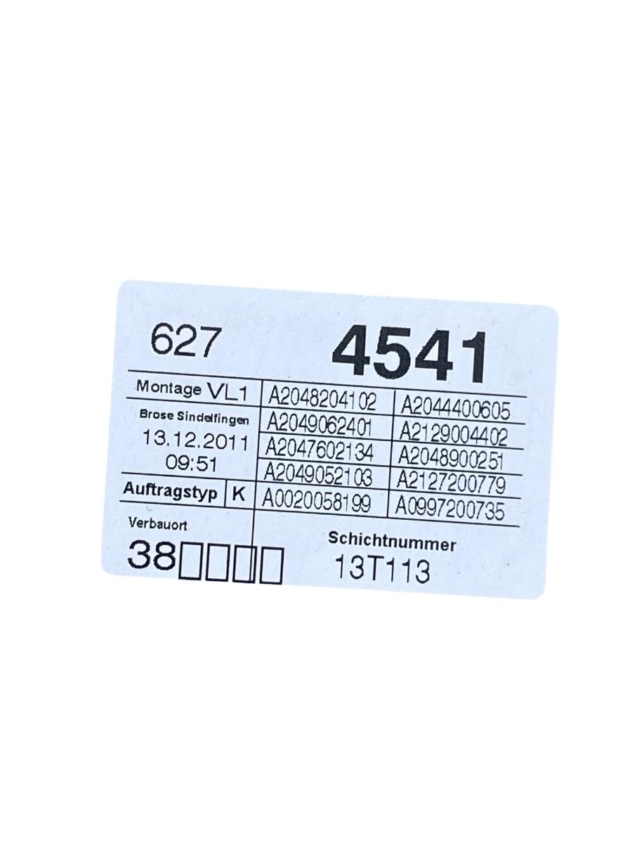 Macara Geam stanga fata ( UK ) MERCEDES-BENZ C-CLASS W204 2007 - 2014 A2048204102 – foto 2