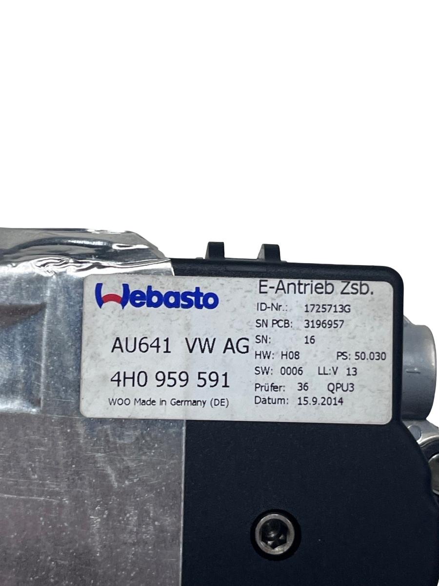 Motoras/actuator trapa AUDI A8 III 4H2, 4H8, 4HC, 4HL 2009 - 2018 4H0959591 – foto 3