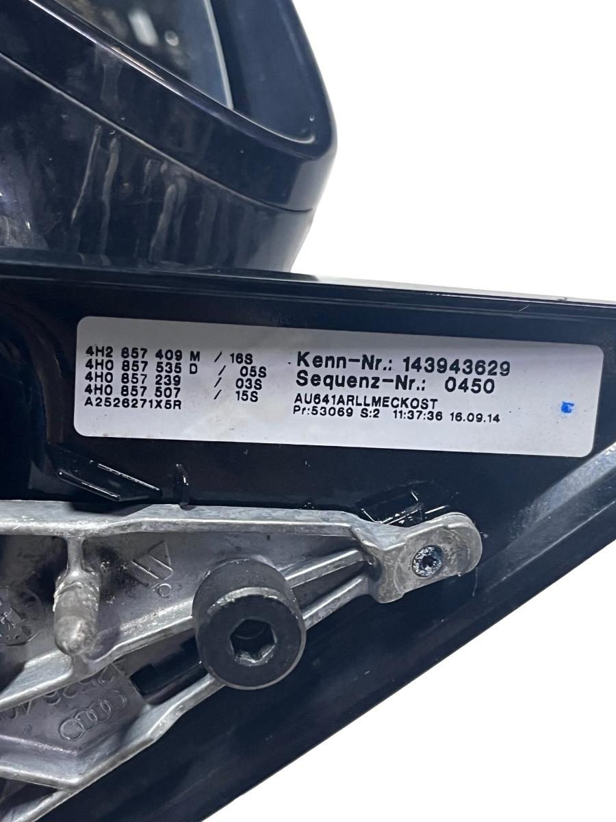 Oglinda laterala electrica portiera stanga fata ( UK ) AUDI A8 III 4H2, 4H8, 4HC, 4HL 2009 - 2018 4H2857409M – foto 5
