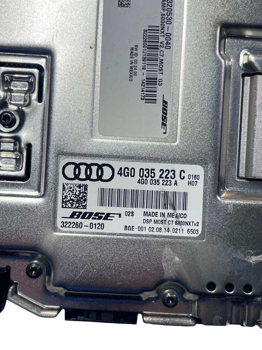 Amplificator audio AUDI A8 III 4H2, 4H8, 4HC, 4HL 2009 - 2018 4G0035223C – foto 3