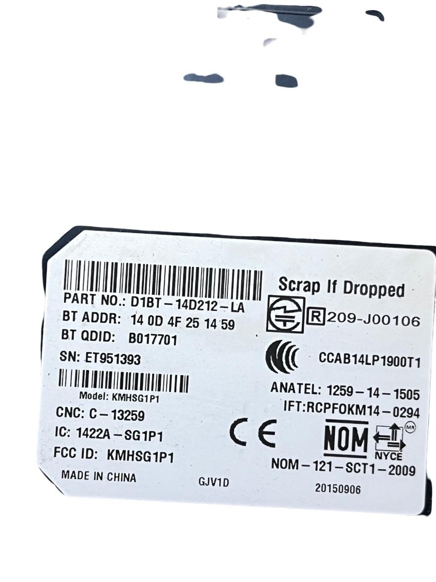 Modul Bluetooth FORD FIESTA VI 2016 Facelift -> D1BT-14D212-LA – foto 2