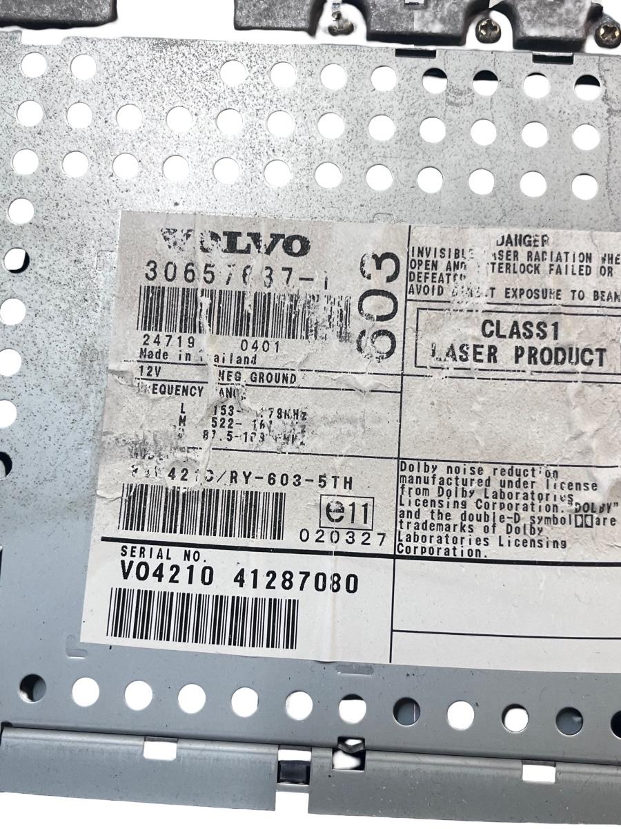Radio CD VOLVO S60 I 384 2000 - 2010 30657638 – foto 2