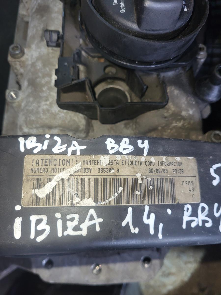 Motor SEAT IBIZA IV 6L1 2002 - 2009 1.4 16V BBY – foto 4