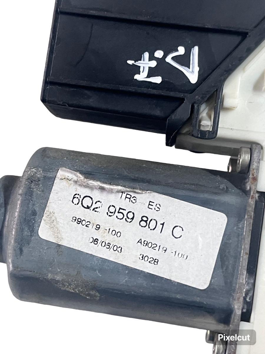 Motoras geam dreapta fata ( 2 USI ) SEAT IBIZA IV 6L1 2002 - 2009 6Q2959801C – foto 2