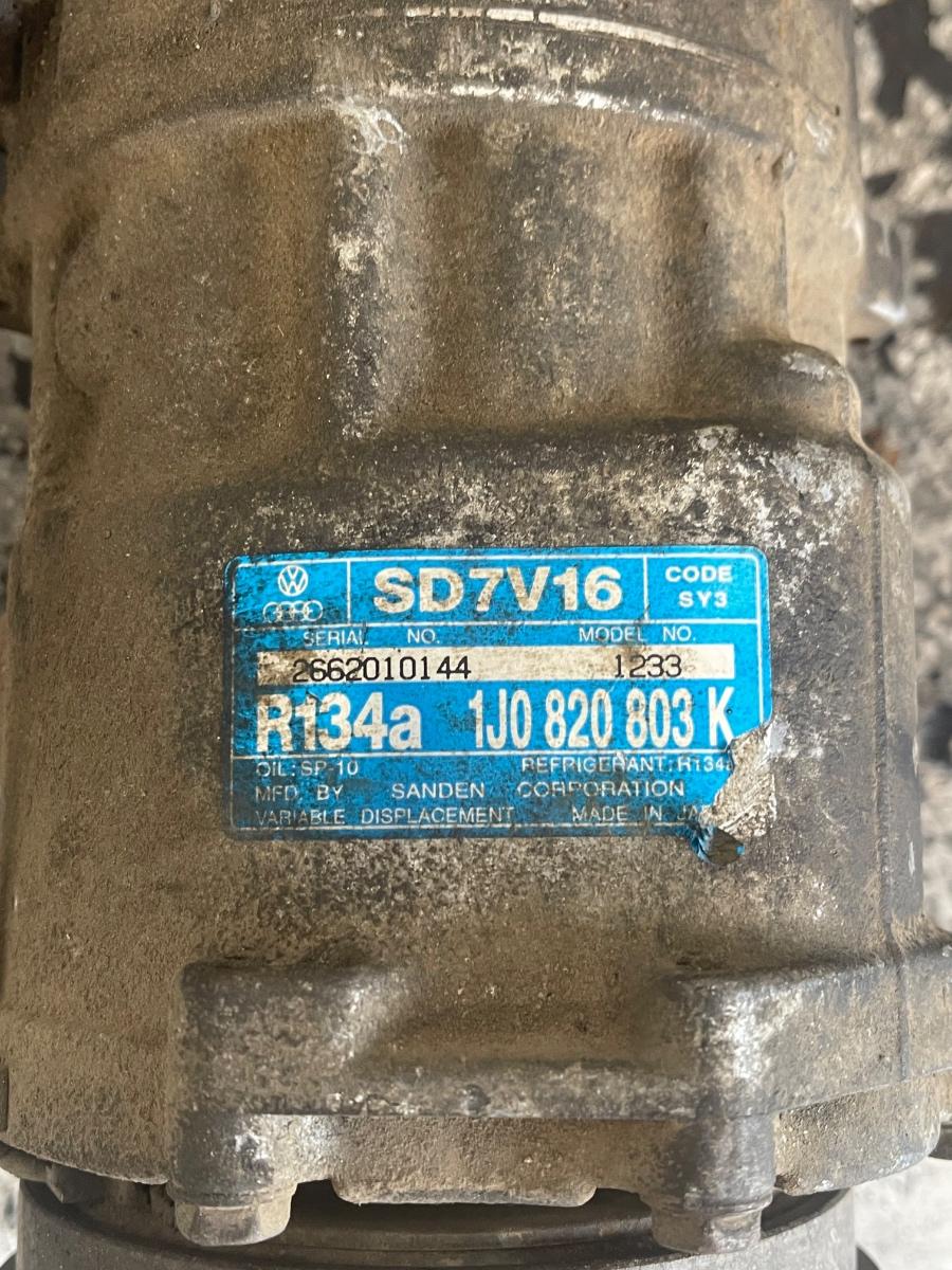 Compresor AC SEAT IBIZA III 6K1 1999 - 2002 1.4 16V APE, AUA 1J0820803K – foto 3