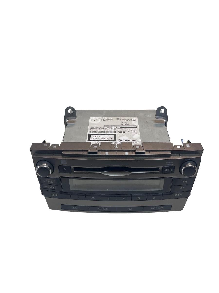 Radio CD TOYOTA AVENSIS Saloon _T27_ 2008 -> 86120-05180
