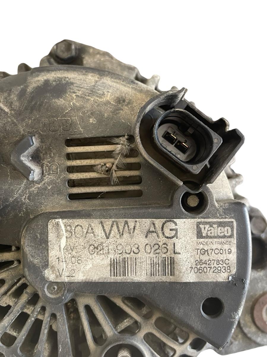 Alternator VOLKSWAGEN PASSAT 3C2 2005 - 2010 2.0 TDI BMR 021903026L – foto 2
