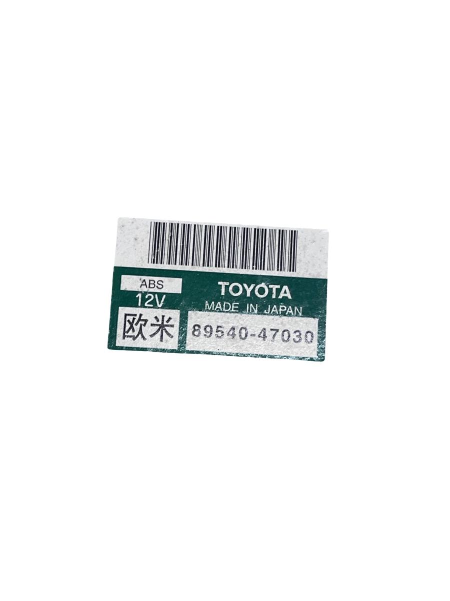 Calculator ABS TOYOTA PRIUS Saloon _W1_ 2000 - 2004 89540-47030 – foto 2