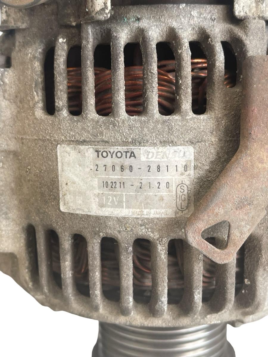 Alternator TOYOTA RAV 4 II _A2_ 2000 - 2005 2.0 1AZ-FE 27060-28110 – foto 3
