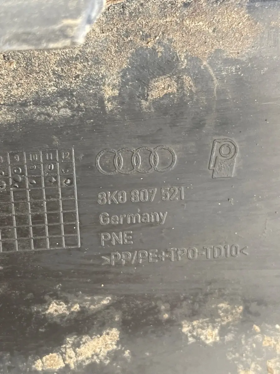 Fusta/spoiler bara spate AUDI A4 IV 8K2, B8 2007 - 2015 8K0807521 – foto 3